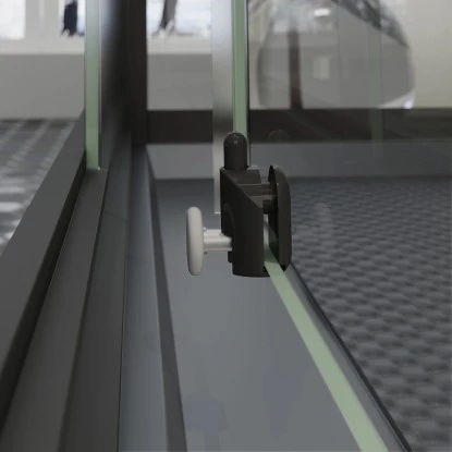 Schulte ExpressPlus Komplettdusche-Schiebetür Bali Mattschwarz 215 Cm X 115 Cm 8 Schulte ExpressPlus Komplettdusche-Schiebetür Bali Mattschwarz 215 Cm X 115 Cm – Bild 6