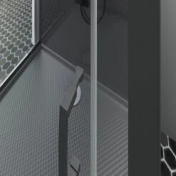 Schulte ExpressPlus Komplettdusche-Schiebetür Bali Mattschwarz 215 Cm X 115 Cm 21 Schulte ExpressPlus Komplettdusche-Schiebetür Bali Mattschwarz 215 Cm X 115 Cm -Badezimmerprodukte Geschäft 4060991074998 2053 CU 09