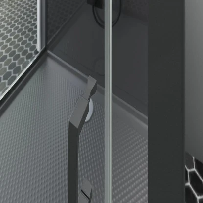 Schulte ExpressPlus Komplettdusche-Schiebetür Bali Mattschwarz 215 Cm X 115 Cm 11 Schulte ExpressPlus Komplettdusche-Schiebetür Bali Mattschwarz 215 Cm X 115 Cm – Bild 9