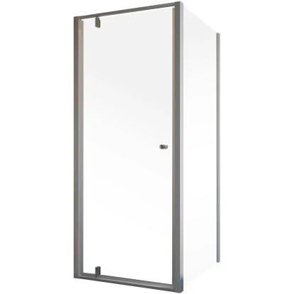 Schulte ExpressPlus Drehtür Mit Seitenwand Trend 2.0 Alu-Natur 200 Cm X 90 Cm 4 Schulte ExpressPlus Drehtür Mit Seitenwand Trend 2.0 Alu-Natur 200 Cm X 90 Cm – Bild 2