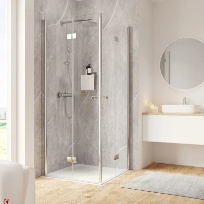 Schulte ExpressPlus Drehfalttür Eckeinstieg Garant 2.0 Chromoptik 200 X 80 Cm 3 Schulte ExpressPlus Drehfalttür Eckeinstieg Garant 2.0 Chromoptik 200 X 80 Cm