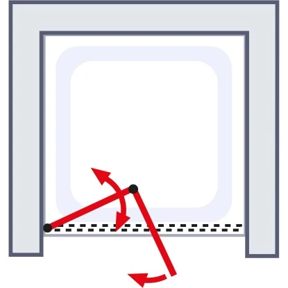 Schulte ExpressPlus Drehfalttür In Nische Garant 2.0 Chromoptik 200 Cm X 90 Cm 6 Schulte ExpressPlus Drehfalttür In Nische Garant 2.0 Chromoptik 200 Cm X 90 Cm – Bild 4