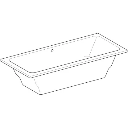Geberit Rechteck-Badewanne Renova Duo 180 Cm Weiß 5 Geberit Rechteck-Badewanne Renova Duo 180 Cm Weiß – Bild 3