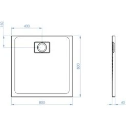 Ottofond Duschwanne Pearl 80 Cm X 80 Cm Weiß 11 Ottofond Duschwanne Pearl 80 Cm X 80 Cm Weiß -Badezimmerprodukte Geschäft 416352 3209 Pearl800x800 5