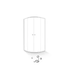 Baliv Duschkabine DUK-80.20R 80 Cm X 80 Cm Chrom -Badezimmerprodukte Geschäft 4250312107720 S03 080720 L