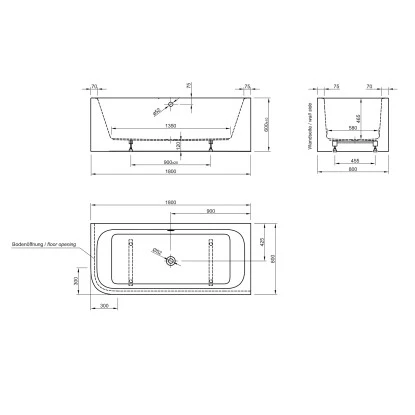 Ottofond Badewannen-Set Spirit 180 Cm Links Inkl. Ablaufgarnitur Und Armatur 4 Ottofond Badewannen-Set Spirit 180 Cm Links Inkl. Ablaufgarnitur Und Armatur – Bild 3