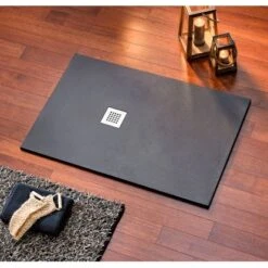 Ottofond Duschwanne Strato 100 Cm X 80 Cm X 2,4 Cm Anthrazit -Badezimmerprodukte Geschäft 440898 3209 2