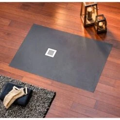 Ottofond Duschwanne Strato 100 Cm X 80 Cm X 2,4 Cm Anthrazit -Badezimmerprodukte Geschäft 440898 3209 3