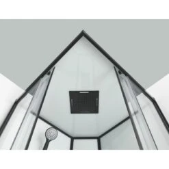 Sanotechnik Komplettduschkabine Sky 2 CL74 Schwarz -Badezimmerprodukte Geschäft 447531 4633 3