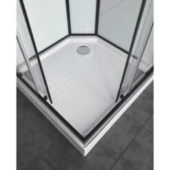 Sanotechnik Komplettduschkabine Sky 2 CL74 Schwarz -Badezimmerprodukte Geschäft 447531 4633 4