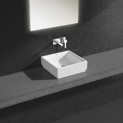 Grohe 2-Loch-Waschtischbatterie Lineare Chrom Ausladung 149 Mm 4 Grohe 2-Loch-Waschtischbatterie Lineare Chrom Ausladung 149 Mm – Bild 2