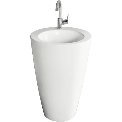 AquaSu LitO Waschplatz Ø 52,5 Cm Weiß 3 AquaSu LitO Waschplatz Ø 52,5 Cm Weiß