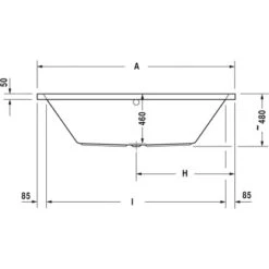 Duravit Badewanne Vero Air 180 Cm X 80 Cm 8 Duravit Badewanne Vero Air 180 Cm X 80 Cm -Badezimmerprodukte Geschäft 4 4123 700413 700414V Allg