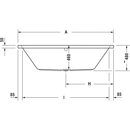 Duravit Badewanne Vero Air 180 Cm X 80 Cm 5 Duravit Badewanne Vero Air 180 Cm X 80 Cm – Bild 3
