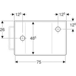 Geberit Gipsfangbecken Publica Oberteil 78 Cm Weiß -Badezimmerprodukte Geschäft 515944 4123 das 762401 5