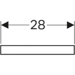 Geberit Beckenrandschoner Publica Für Ausgussbecken -Badezimmerprodukte Geschäft 516205 4123 das 473902 5