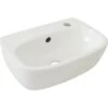 AquaSu MinoLa Handwaschbecken 36 Cm Weiß -Badezimmerprodukte Geschäft 519102 3711 1