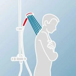 Schulte ExpressPlus Duschsystem White Style Version"Square" Mit Umsteller -Badezimmerprodukte Geschäft 60991064524 2053 064524 12