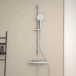 Ideal Standard Brausethermostat Ceratherm T50 Aufputz Mit Ablage Chrom -Badezimmerprodukte Geschäft 611782 3049 4