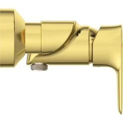 Ideal Standard Brausearmatur Connect Air Aufputz Brushed Gold -Badezimmerprodukte Geschäft 611822 3049 3