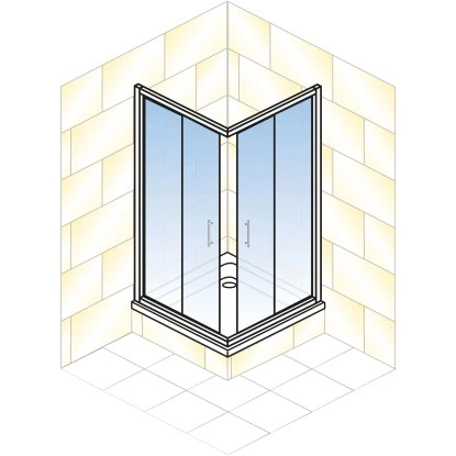 Schulte ExpressPlus Eckeinstieg Sunny Sicherheitsglas Alpinweiß 190x80cm 8 Schulte ExpressPlus Eckeinstieg Sunny Sicherheitsglas Alpinweiß 190x80cm – Bild 6