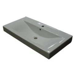 Fackelmann Waschbecken 89,5 Cm Piuro Weiß