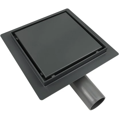 VerosanPro Duschrinne-Bodenablauf Nakia Quadratisch Matt Dunkelgrau 25 X 25 Cm 3 VerosanPro Duschrinne-Bodenablauf Nakia Quadratisch Matt Dunkelgrau 25 X 25 Cm