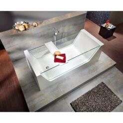 Ottofond Freistehende Badewanne Pure 181 Cm Weiß -Badezimmerprodukte Geschäft 675549 3209 4