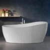 Freistehende Badewanne Aviva 180 Cm X 85 Cm Weiß 2 Freistehende Badewanne Aviva 180 Cm X 85 Cm Weiß -Badezimmerprodukte Geschäft 675616 3209 2