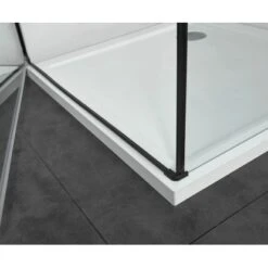 Sanotechnik Schwenktür EliteT80B Schwarz -Badezimmerprodukte Geschäft 70 4633 Schwenktuer T80B 5