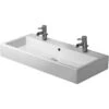Duravit Waschbecken Vero 100 Cm Weiß Mit Überlauf + 2 Hahnlöchern 2 Duravit Waschbecken Vero 100 Cm Weiß Mit Überlauf + 2 Hahnlöchern -Badezimmerprodukte Geschäft 72936 2438 454100024 194 1