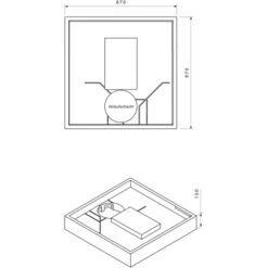 Duschwannenträger Für Ottofond Plateau 90 Cm X 90 Cm -Badezimmerprodukte Geschäft 765897 4034 17014489 2