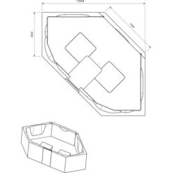 Badewannenträger Für Ottofond Aqaba Eckwanne Ohne Ablage 140 Cm X 140 Cm 5 Badewannenträger Für Ottofond Aqaba Eckwanne Ohne Ablage 140 Cm X 140 Cm -Badezimmerprodukte Geschäft 766031 4034 17055264 2