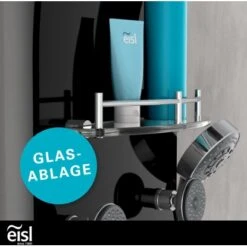 Eisl Duschpaneel Karibik 3 In 1 Mit Regendusche Sechs Massagedüsen Schwarz -Badezimmerprodukte Geschäft 7663602 2759 10