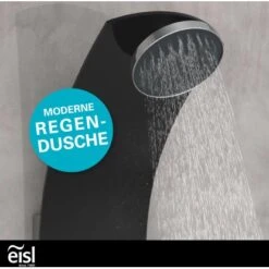 Eisl Duschpaneel Karibik 3 In 1 Mit Regendusche Sechs Massagedüsen Schwarz -Badezimmerprodukte Geschäft 7663602 2759 7