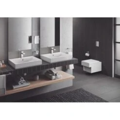 Grohe Aufsatzwaschbecken Cube Keramik 60 Cm Alpinweiß Hahnloch Überl. PureGuard -Badezimmerprodukte Geschäft 778995 4520 2