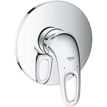 Grohe Einhand-Brausebatterie Eurostyle Offener Hebel Chrom 3 Grohe Einhand-Brausebatterie Eurostyle Offener Hebel Chrom