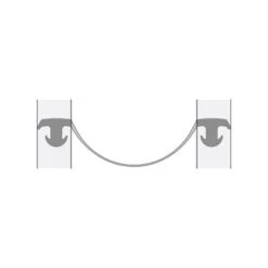 Schulte Dichtprofil Senkrecht Für Gerahmte Badewannenfaltwand Weiß 130 Cm -Badezimmerprodukte Geschäft 797 Schulte Dichtung D2907 1