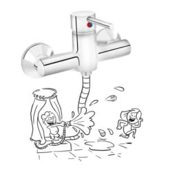 Baliv Duscharmatur DU-5150 Chrom -Badezimmerprodukte Geschäft 873903700 S03 020413 RET01