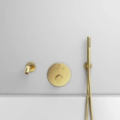 Ideal Standard Handbrause Idealrain Atelier Stick Gold Metall -Badezimmerprodukte Geschäft 887295 3049 6