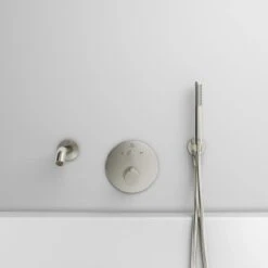 Ideal Standard Handbrause Idealrain Atelier Stick Silver Metall -Badezimmerprodukte Geschäft 887304 3049 7