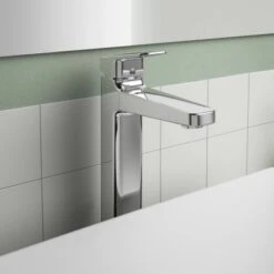 Ideal Standard Waschtischarmatur Ceraplan Chrom O. Ablaufgarnitur H250 Idealfix -Badezimmerprodukte Geschäft 887678 3049 3