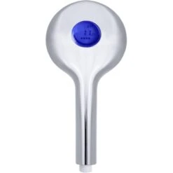 VerosanPro LED-Handbrause Mit Wasserzähler Ø 12,6 Cm Chrom -Badezimmerprodukte Geschäft 9006947041992 4259 S 03