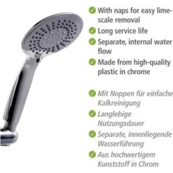 Wenko Brauseset Young Chrom -Badezimmerprodukte Geschäft 903234 1068 06