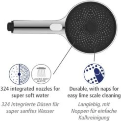 Wenko Brauseset Softwater Chrom -Badezimmerprodukte Geschäft 903252 1068 06