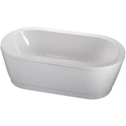 Sanitop-Wingenroth Schürze Zu Ovalbadewanne Ovo Solo Freistehend Weiß