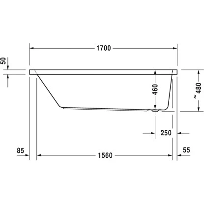 Duravit Badewanne Vero Air 170 Cm X 75 Cm 5 Duravit Badewanne Vero Air 170 Cm X 75 Cm – Bild 3