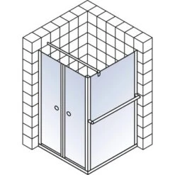 Schulte Garant Seitenwand Für Pendeltür 200 Cm X 90 Cm Echtglas Bella -Badezimmerprodukte Geschäft 964226 4081 2