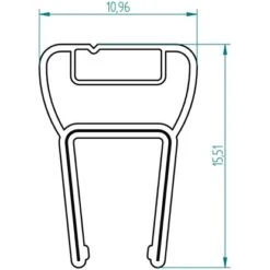 Breuer Magnet-Duschdichtung 90° PK637 Gerade Senkrecht 2010 Mm 5 Stück -Badezimmerprodukte Geschäft 965439 4695 1