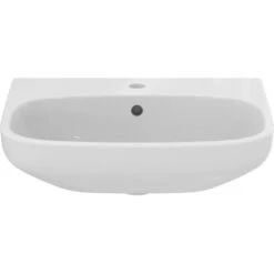 Ideal Standard Waschtisch I.life A 55x44 Cm 1 Hahnloch Mit Überlauf Weiß -Badezimmerprodukte Geschäft 9802893 3049 3